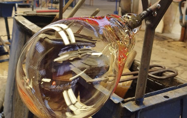 Workshop v sklárskej huti Květná